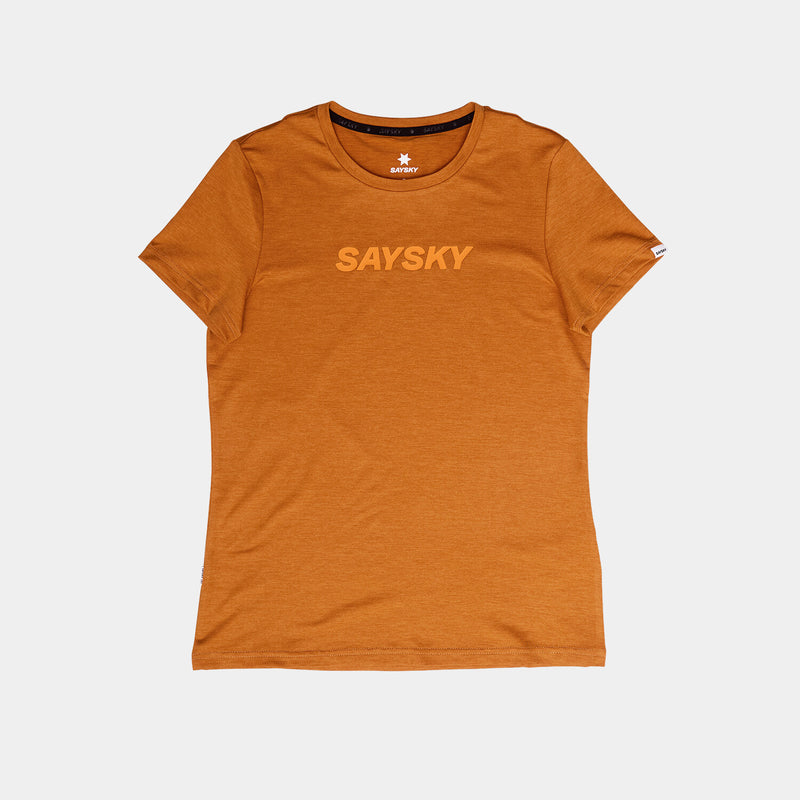 Saysky Logo Pace T-Shirt Orange 4008 OWRSS20C4008