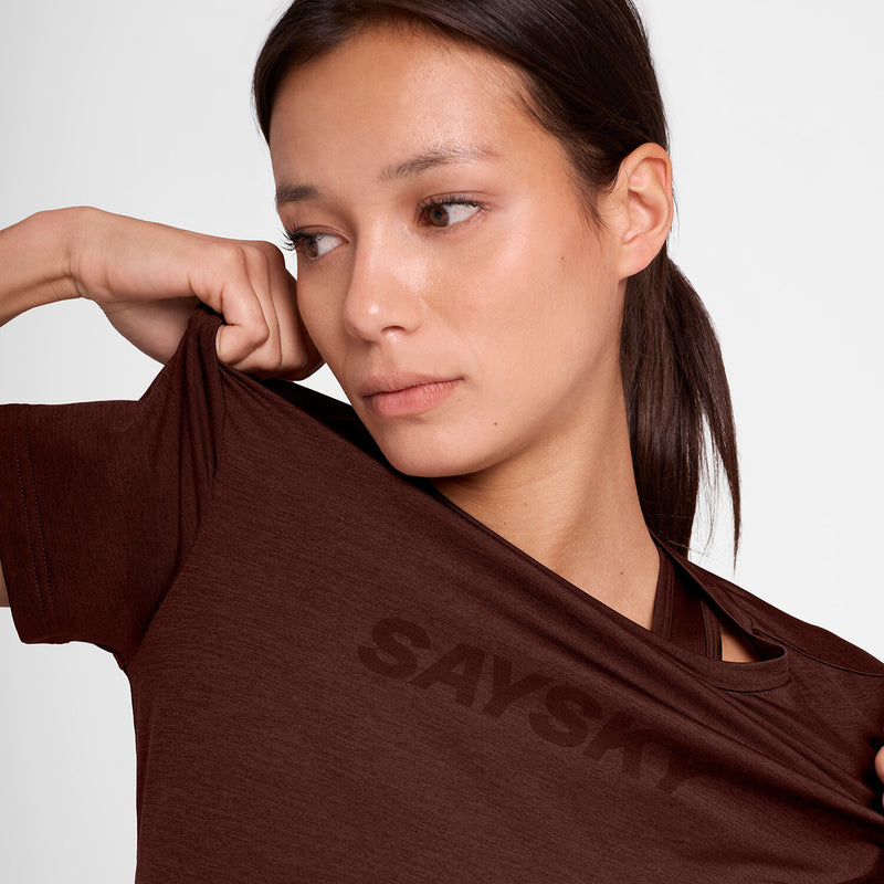 Saysky Logo Pace T-Shirt Red 5008 OWRSS20C5008