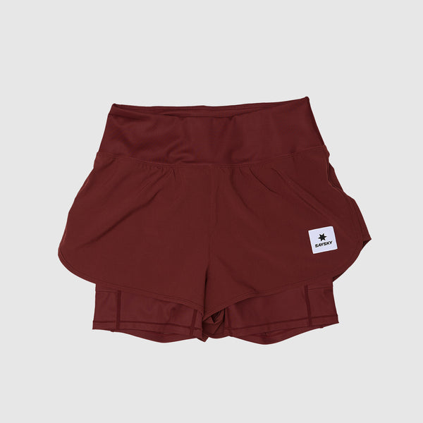 Saysky 2 in 1 Pace Shorts 3'' Red 509 OWRSH23C509