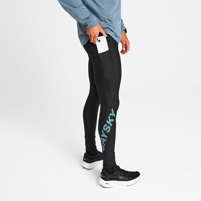 Saysky Logo Motion+ Tights Black 901 OMRLT51C901