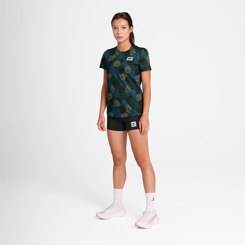 Saysky Flower Combat T-Shirt Blue Flower Camo 1046 OWRSS31C1046