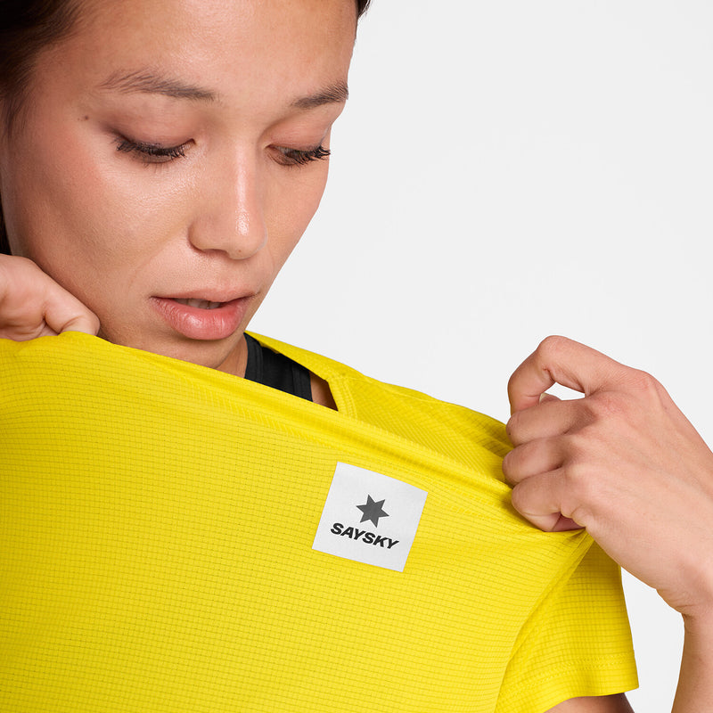 Saysky Reactive Flow T-shirt Yellow Reactive Lightning 1052 OWRSS60C1052