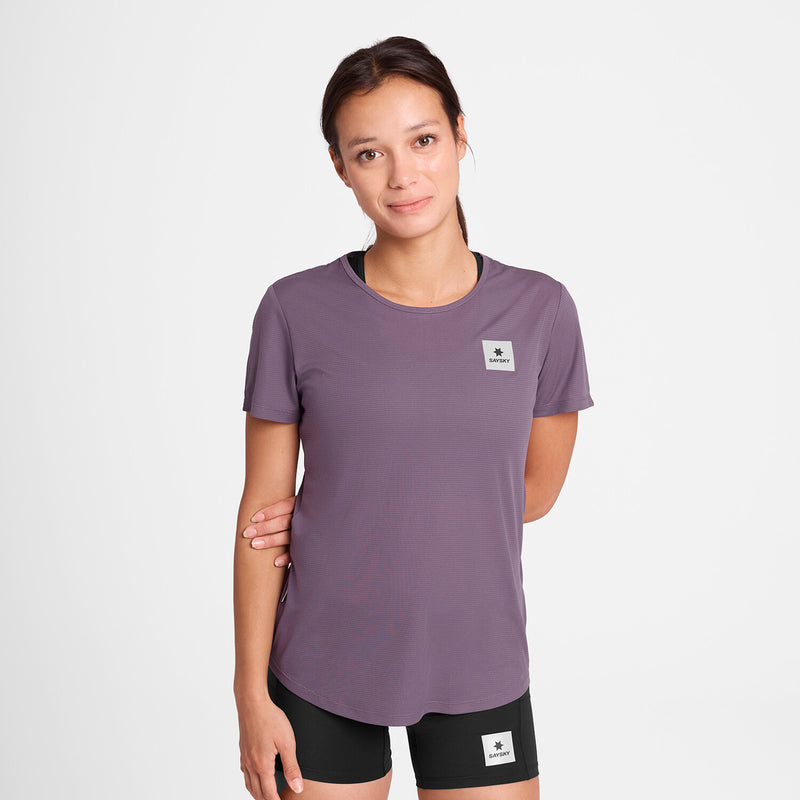 Saysky Reactive Flow T-shirt Purple AOP 1053 OWRSS60C1053