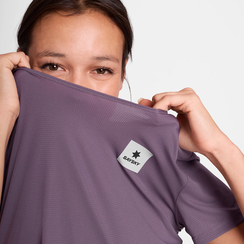 Saysky Reactive Flow T-shirt Purple AOP 1053 OWRSS60C1053