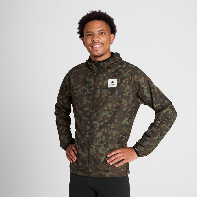 Saysky Camo Pace Jacket Brown Camo 1048 OMRJA22C1048