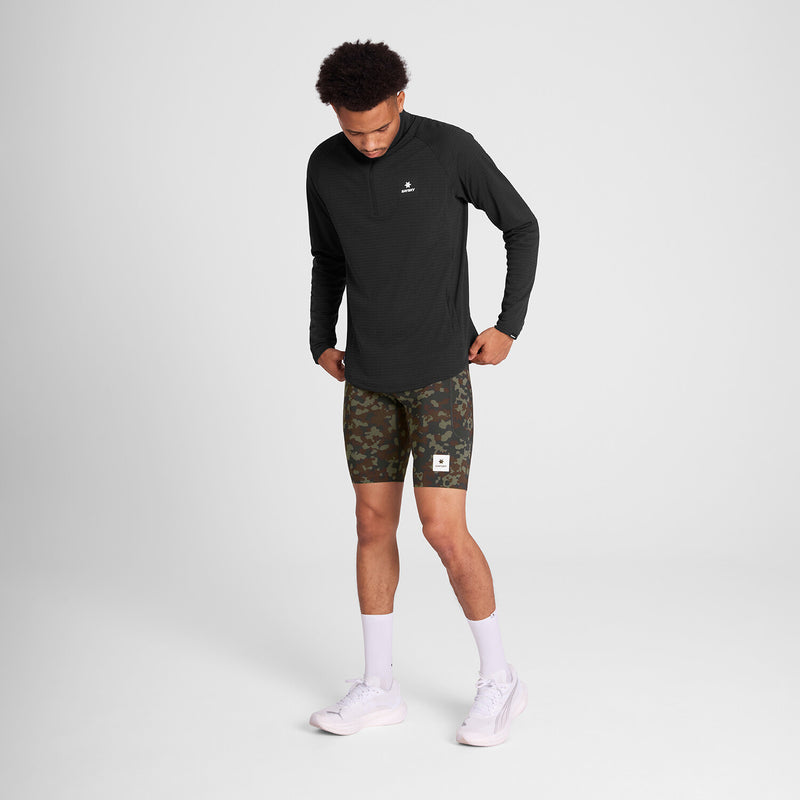 Saysky Camo Combat+ Short Tights 9" Brown Camo 1048 OMRST31C1048