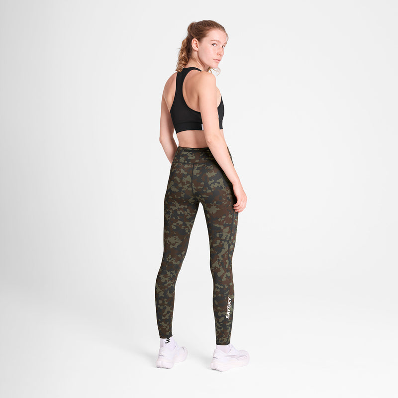 Saysky Camo Combat+ Tights Brown Camo 1048 OWRLT20C1048