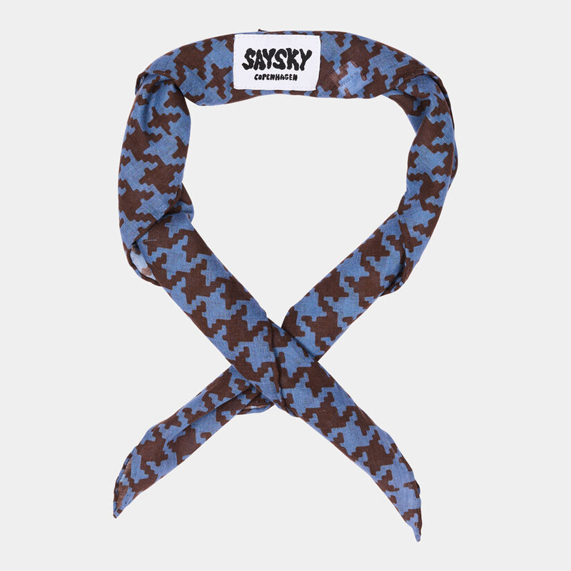 Saysky Bandana Blue Houndstooth 1047 OUASC101C1047
