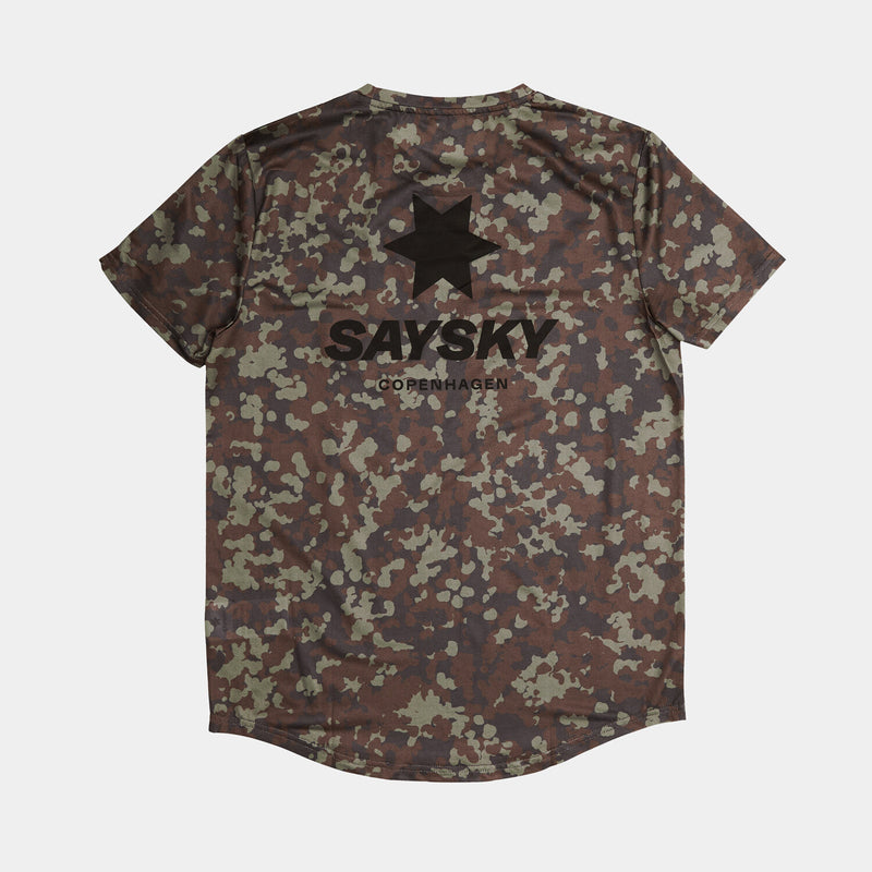 Saysky Camo Combat T-Shirt Brown Camo 1048 OMRSS31C1048