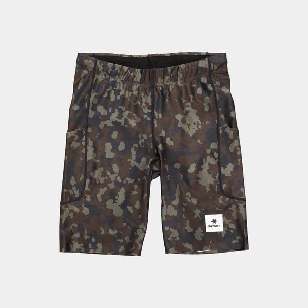 Saysky Camo Combat+ Short Tights 9" Brown Camo 1048 OMRST31C1048