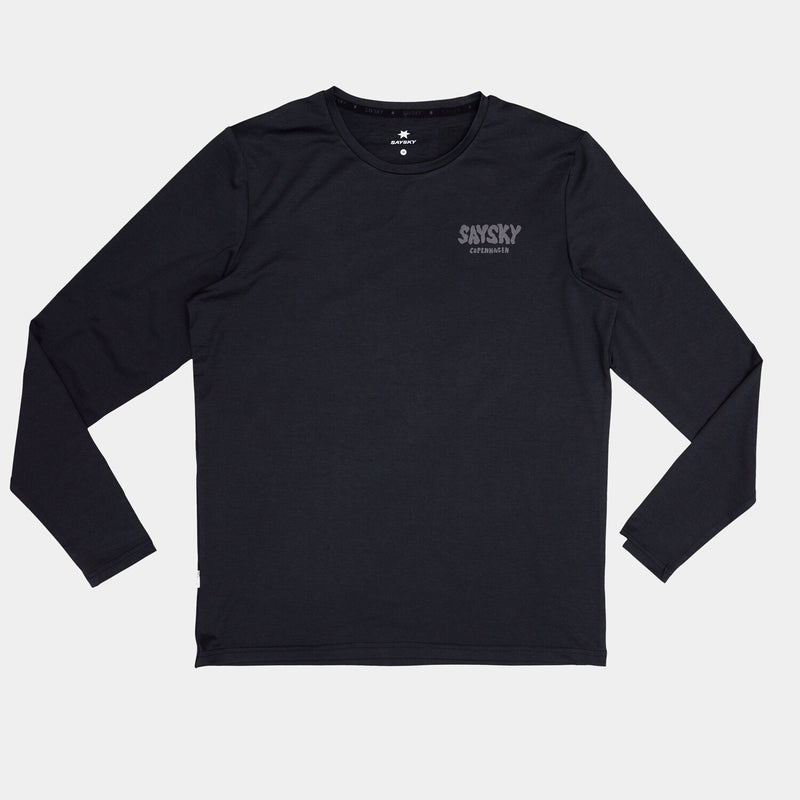Saysky Reflective Logo Pace Long Sleeve Black 9001 OMRLS20C9001