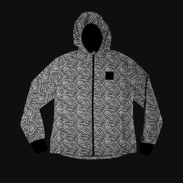 Saysky Reflective Blaze Jacket Black Reflective Lightning 1050 OWRJA01C1050