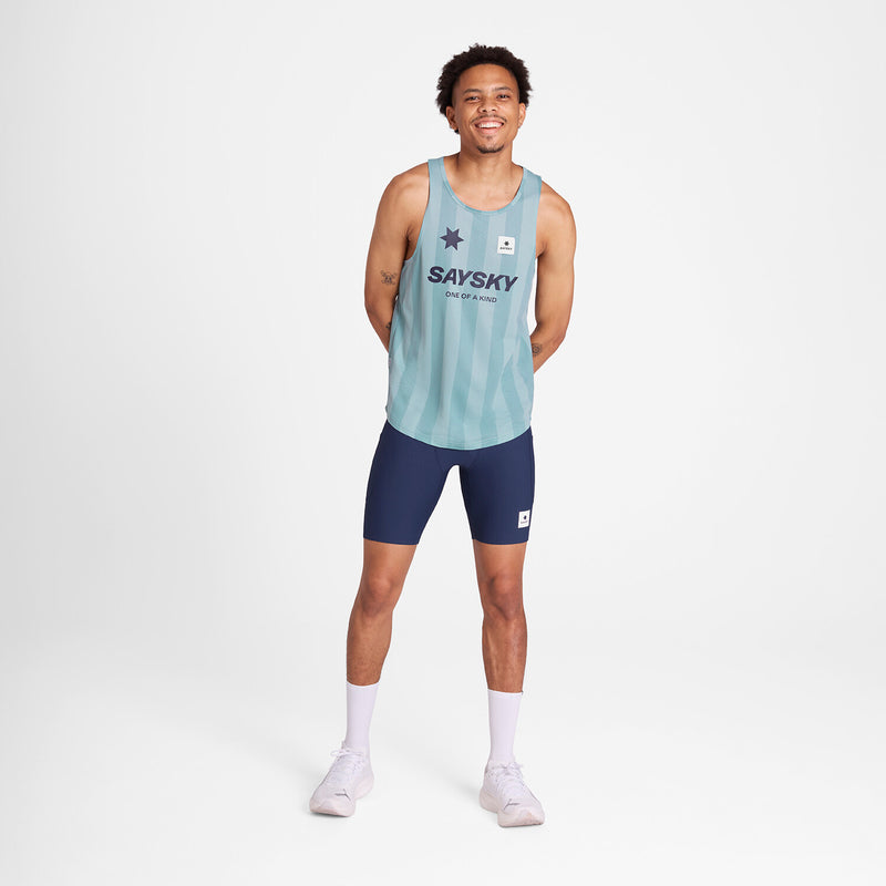 Saysky Combat Singlet Blue Stripes 007 NMRSI31C007