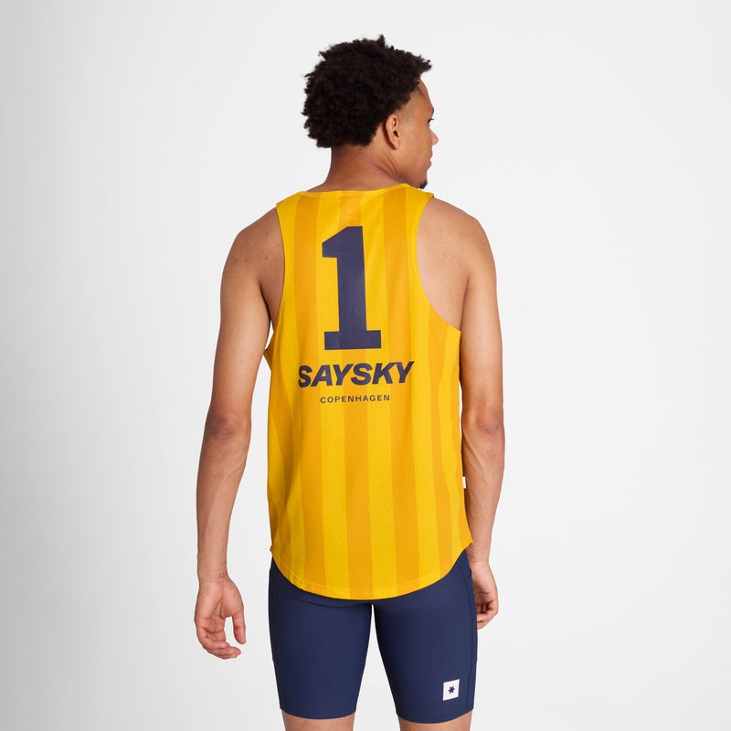 Saysky Combat Singlet Yellow Stripes 008 NMRSI31C008
