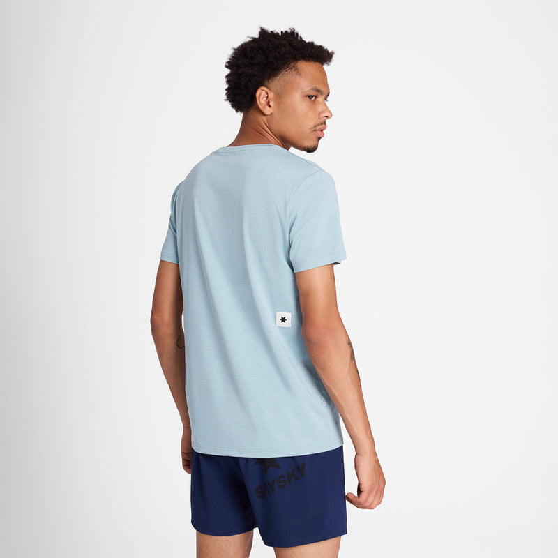 Saysky Logo Pace T-Shirt Blue 2010 NMRSS20C2010