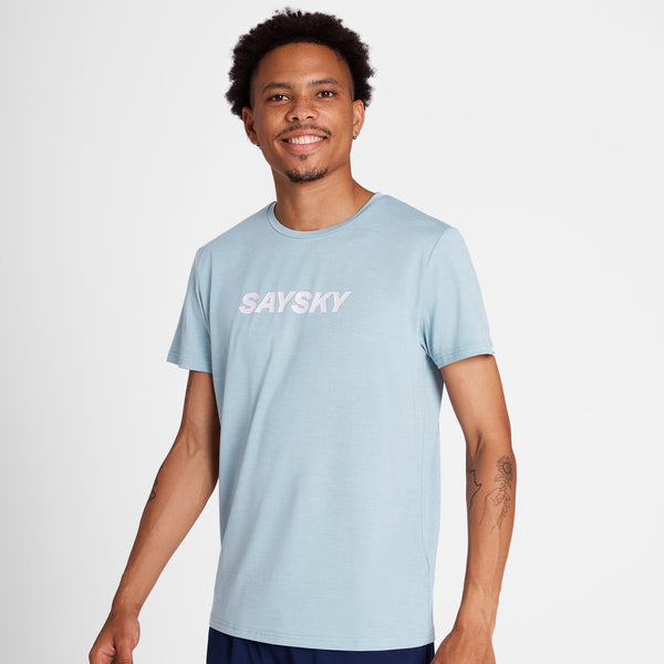 Saysky Logo Pace T-Shirt Blue 2010 NMRSS20C2010