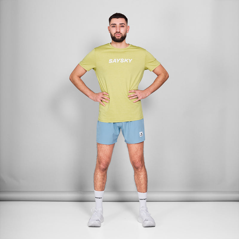 Saysky Logo Pace T-Shirt Green 3008 NMRSS20C3008