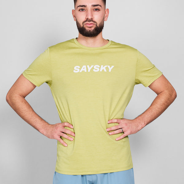 Saysky Logo Pace T-Shirt Green 3008 NMRSS20C3008