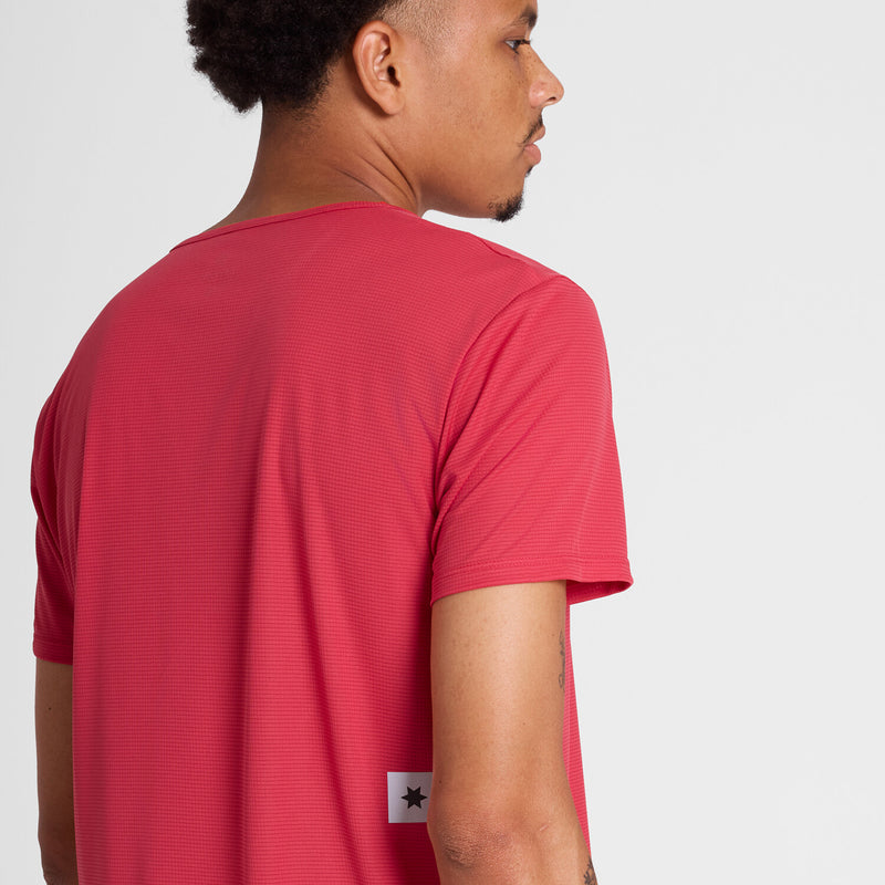 Saysky Reactive Flow T-shirt Red Reactive Flower 1037 NMRSS60C1037