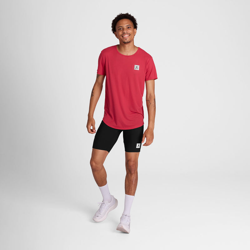 Saysky Reactive Flow T-shirt Red Reactive Flower 1037 NMRSS60C1037