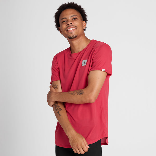 Saysky Reactive Flow T-shirt Red Reactive Flower 1037 NMRSS60C1037