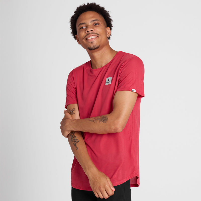 Saysky Reactive Flow T-shirt Red Reactive Flower 1037 NMRSS60C1037