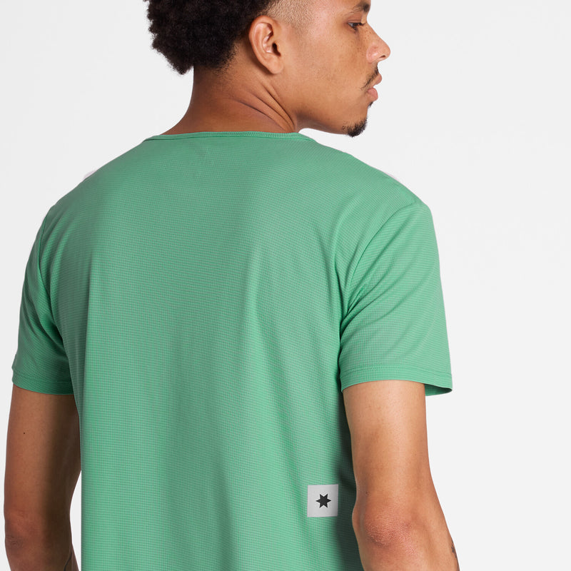 Saysky Reactive Flow T-shirt Green Reactive Flower 1038 NMRSS60C1038