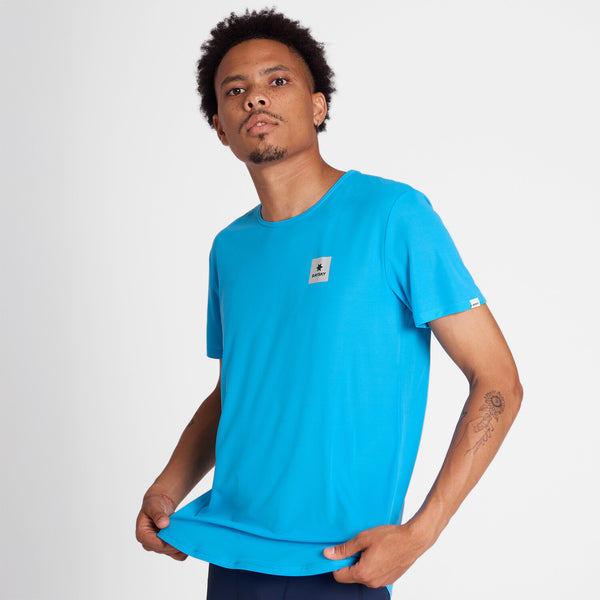 Saysky Reactive Flow T-shirt Blue Reactive Flower 1045 NMRSS60C1045