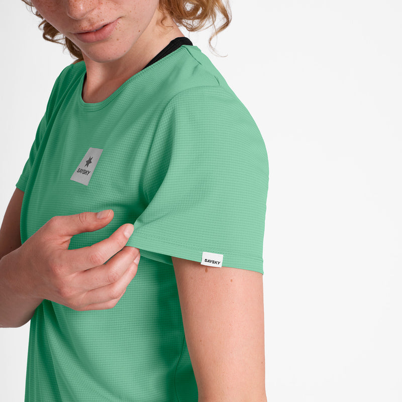 Saysky Reactive Flow T-shirt Green Reactive Flower 1038 NWRSS60C1038