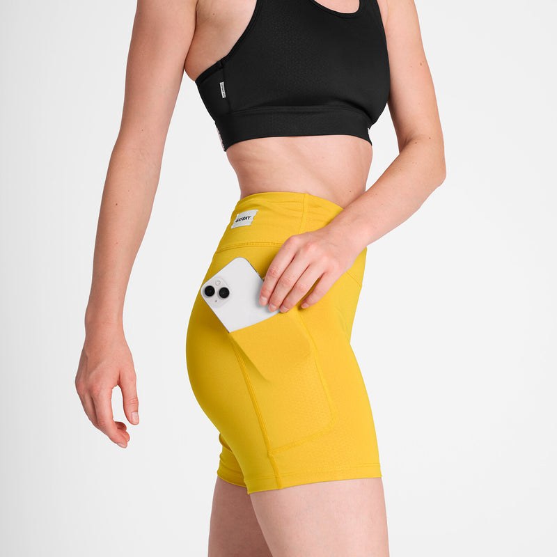 Saysky Combat+ Short Tights 7'' Yellow 412 NWRST30C412