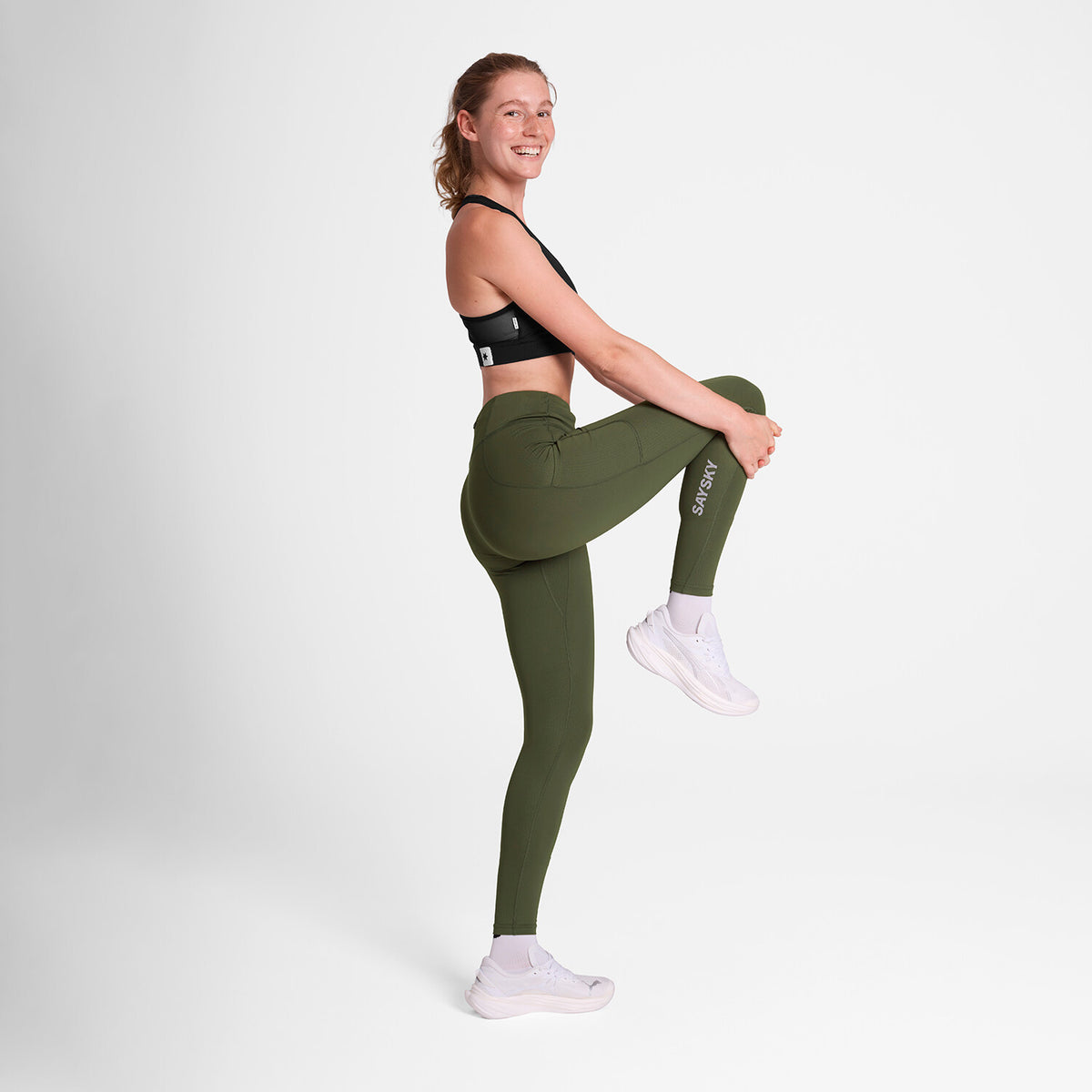 Saysky Combat+ Tights Green 301 SW50005