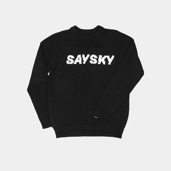 Saysky Everyday Heavy Knit Crewneck Black 901 LMLKW02C901