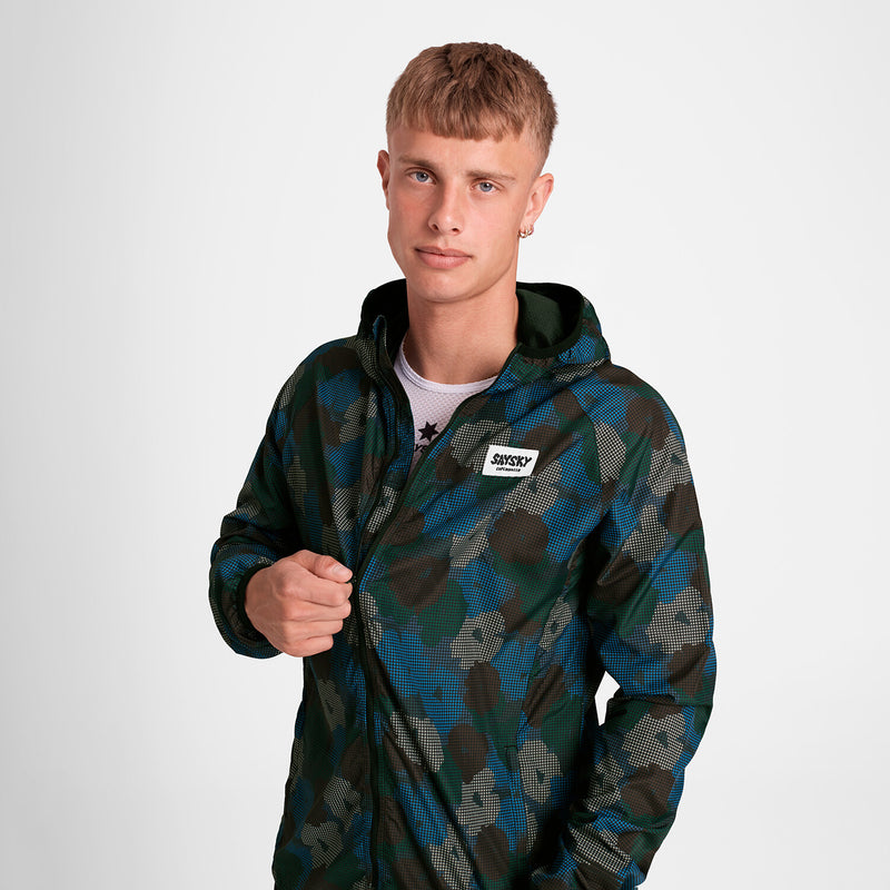 Saysky Flower Pace Jacket Blue Flower Camo 1046 OMRJA22C1046