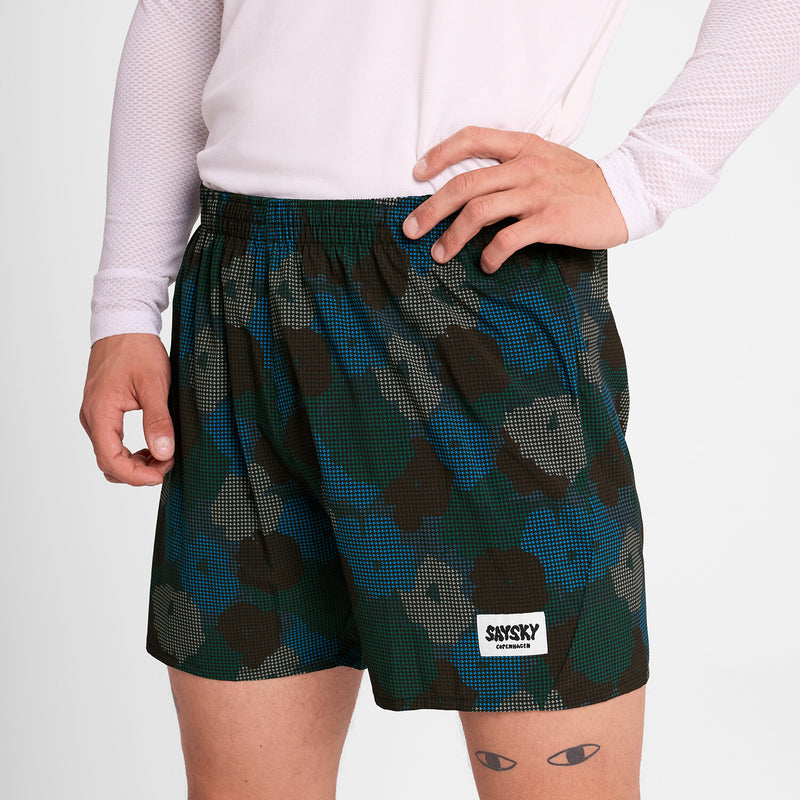 Saysky Flower Pace Shorts 5'' Blue Flower Camo 1046 OMRSH21C1046