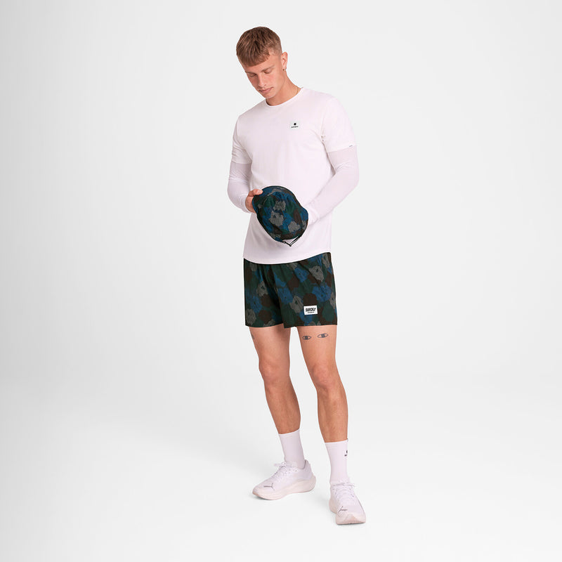 Saysky Flower Pace Shorts 5'' Blue Flower Camo 1046 OMRSH21C1046