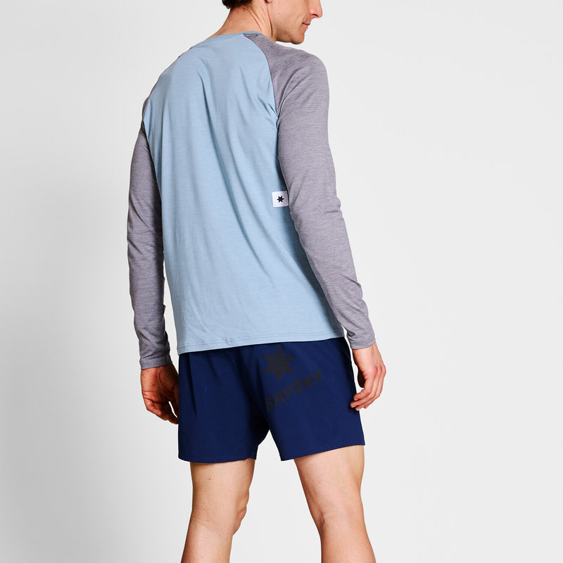 Saysky Logo Pace Long Sleeve Blue 2010 NMRLS21C2010