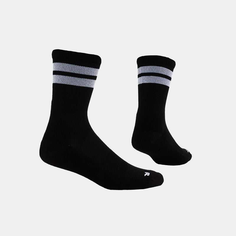 Saysky Merino Reflective High Socks Black 901 XUASO603C901