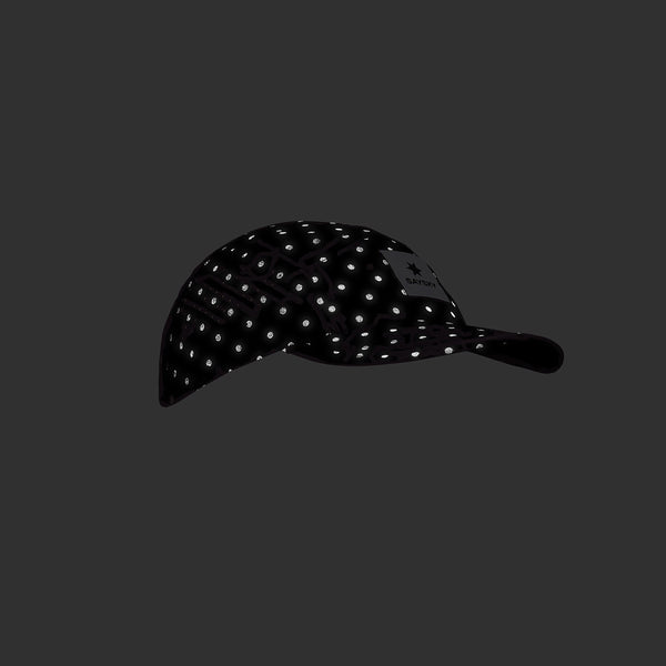Saysky Combat Reflective Cap Black Reflective Polka 1018 MUACA103C1018