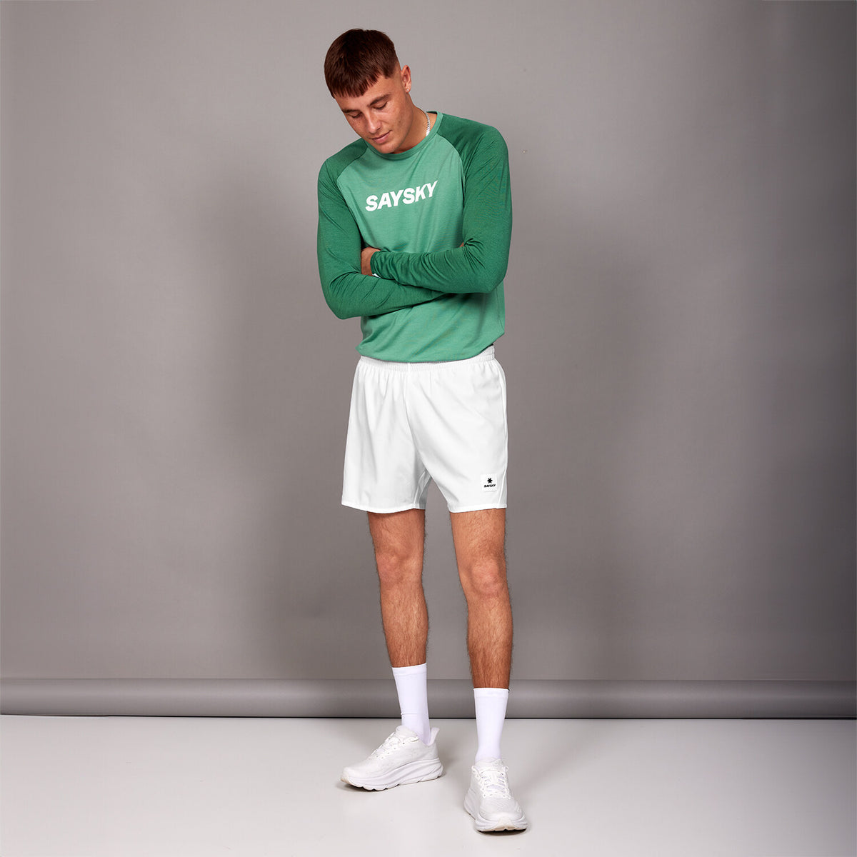 Saysky Pace Shorts 5'' White 101 SM40003