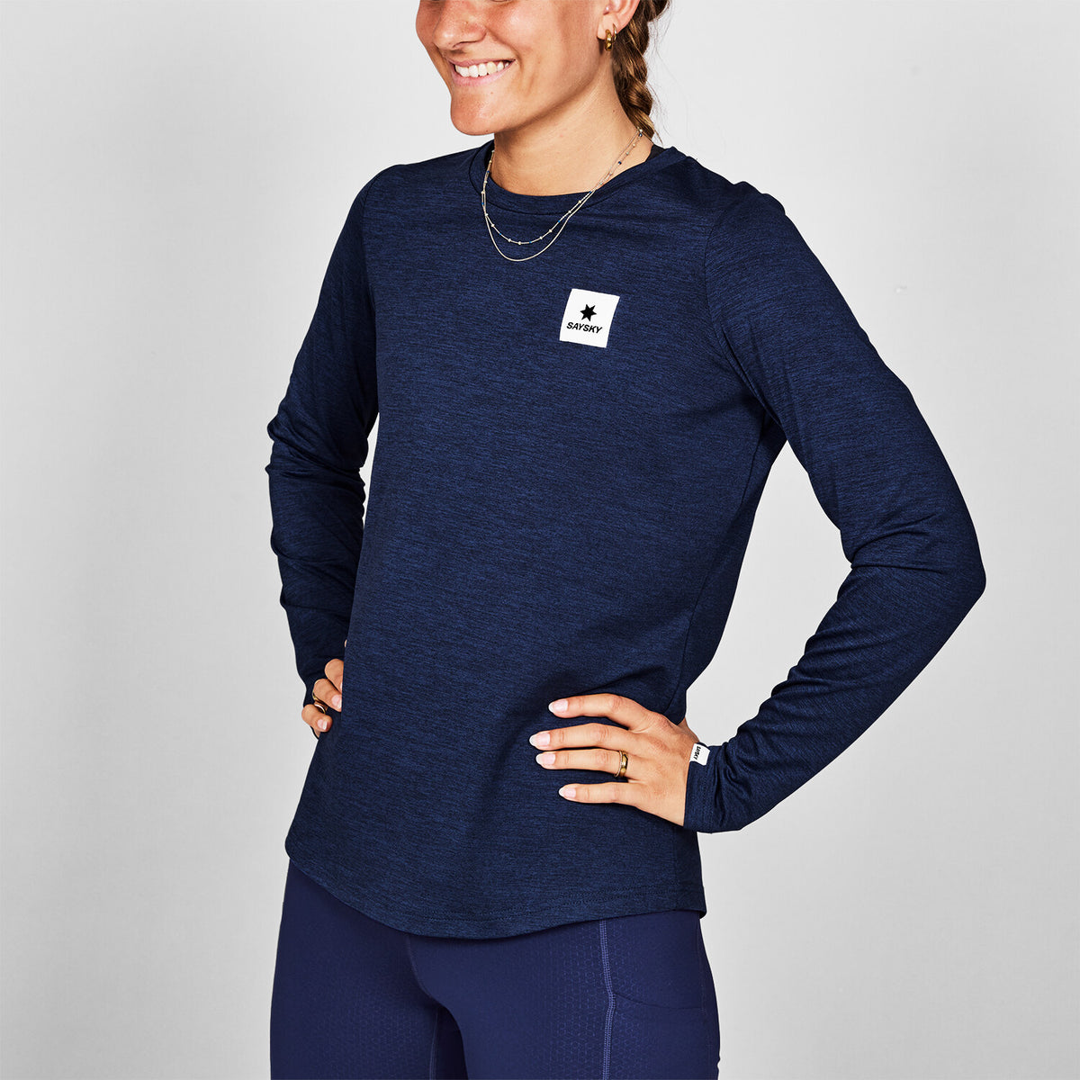 Saysky Clean Pace Long Sleeve Blue 2001 SW20003