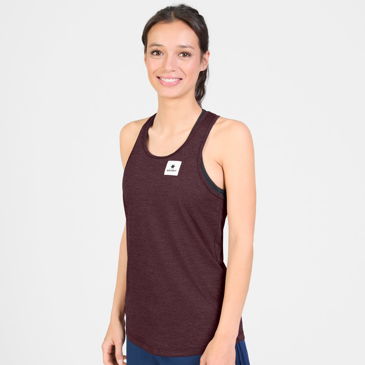 Saysky Clean Combat Pro Singlet Burgundy 5011 SW30003