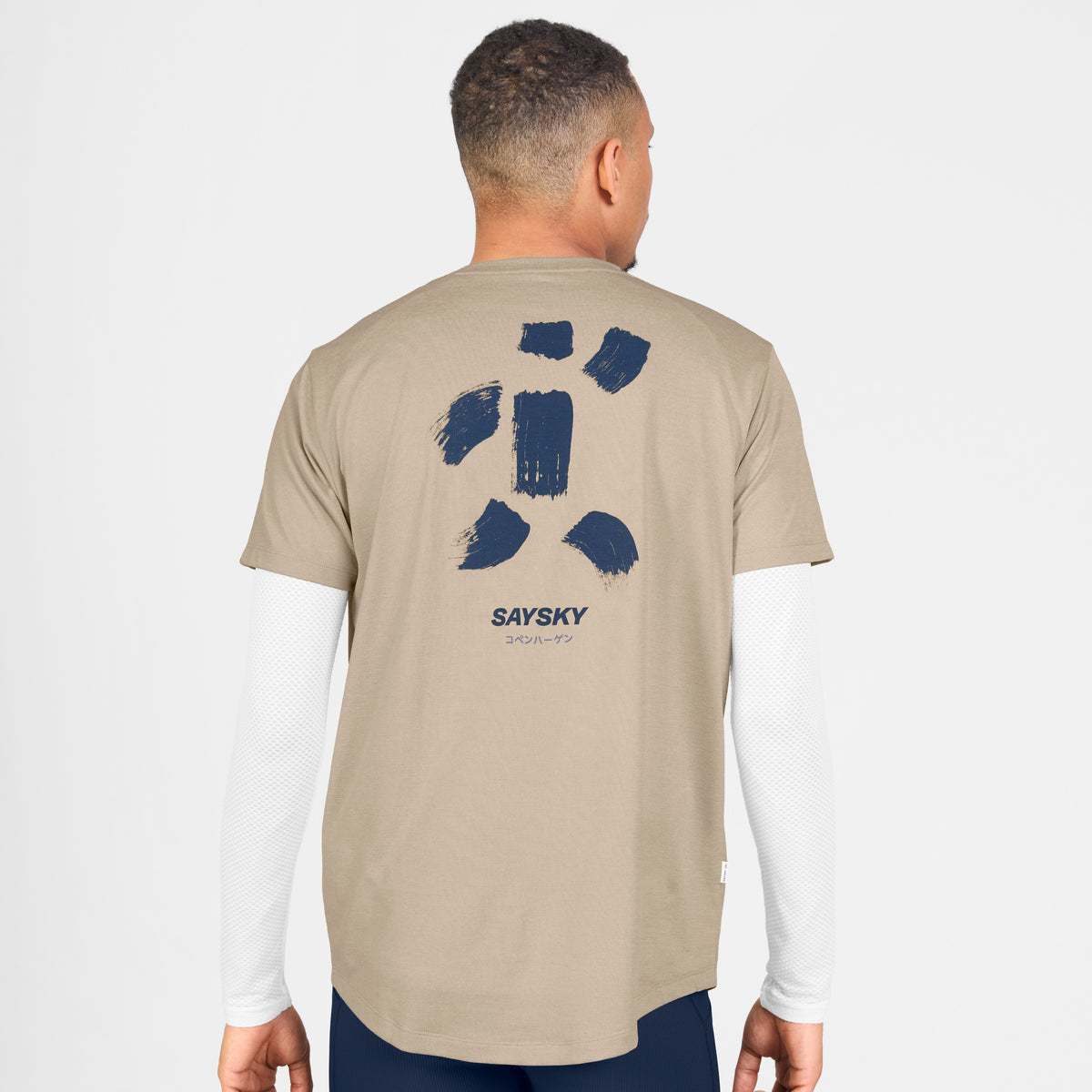 Saysky Statement Combat Pro T-Shirt Sand 8001 SM25031