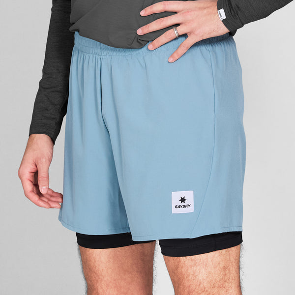 SAYSKY 2 in 1 Pace Shorts 5'' SHORTS 214 - BLUE