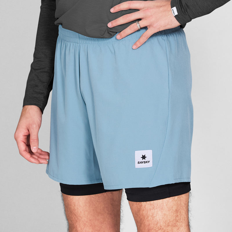SAYSKY 2 in 1 Pace Shorts 5'' SHORTS 214 - BLUE