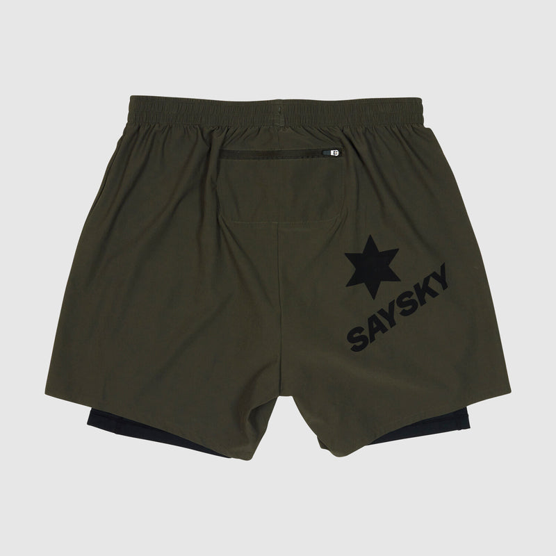 Saysky 2 in 1 Pace Shorts 5'' Green 301 XMRSH20C301