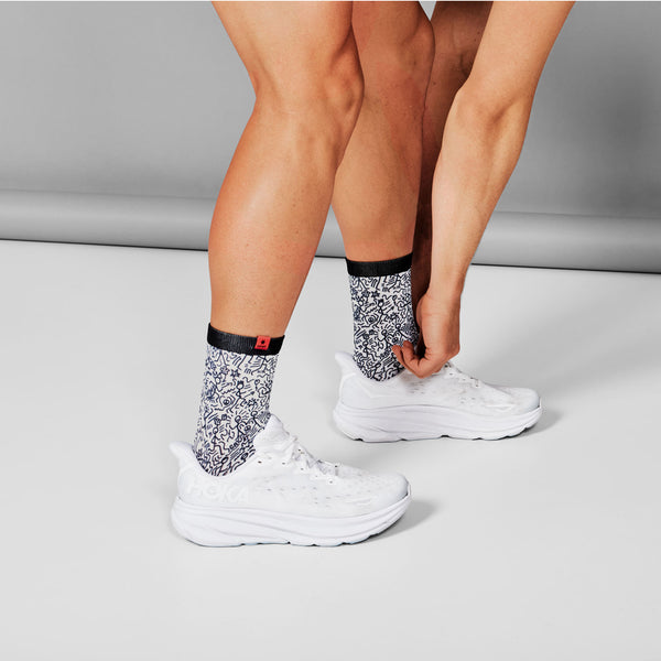 SAYSKY CC High Combat Socks SOCKS 1015 - WHITE