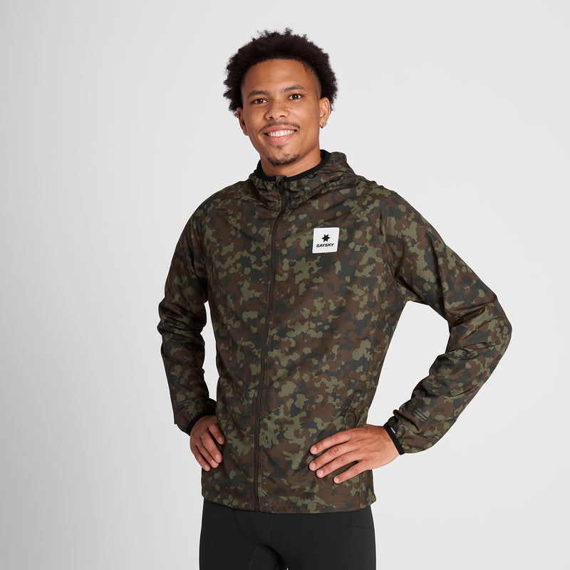 SAYSKY Camo Pace Jacket JACKETS/VESTS 1048 - BROWN AOP
