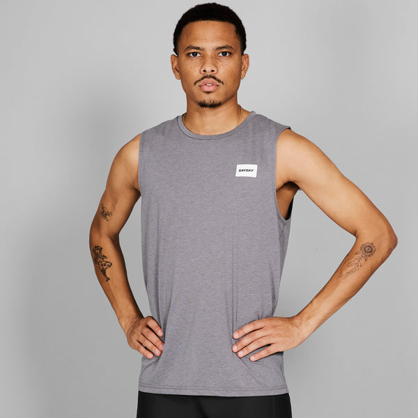 SAYSKY Clean Motion Tank TANK 6007 - GREY MELANGE