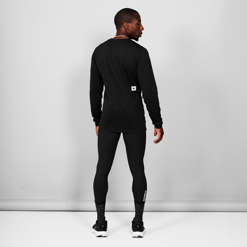 SAYSKY Flow Base Layer LONG SLEEVES 901 - BLACK