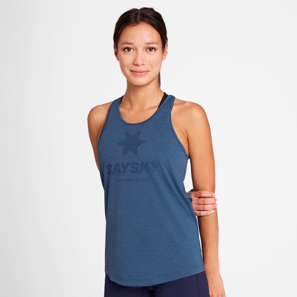 SAYSKY Logo Combat Pro Singlet SINGLETS 2012 - BLUE